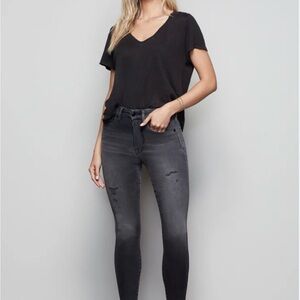 Good American Charcoal Skinny Jeans